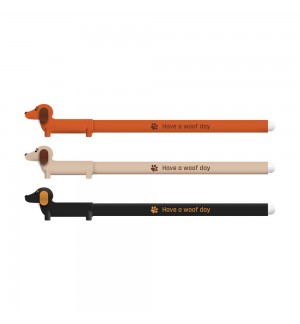 Esferográfica Gel Have a Woof Day Apagável Azul Sortido 1un