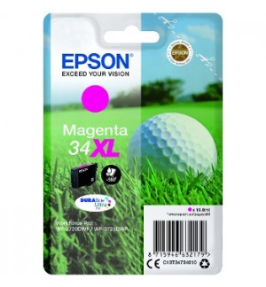 Tinteiro Epson 34XL Magenta C13T34734010 10,8ml 950 Pág.