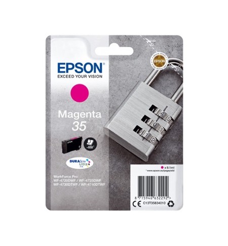 Tinteiro Epson 35 Magenta C13T35834010 9,1ml 650 Pág.
