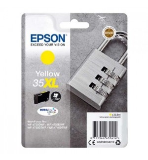 Tinteiro Epson 35XL Amarelo C13T35944010 20,3ml 1900 Pág.