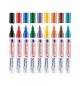 Marcador Grosso Edding 750 2-4mm 10 Cores 10un
