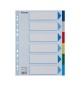 Separadores A4 Polipropileno Cores Sortidas 6 Pestanas