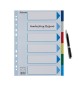 Separadores A4 Polipropileno Cores Sortidas 6 Pestanas