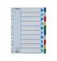 Separadores A4 Polipropileno Cores Sortidas 10 Pestanas