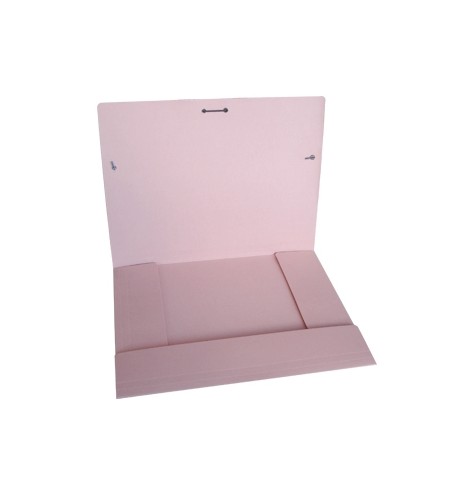 Pasta Cartolina A4 350gr Abas/Elásticos Rosa