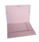 Pasta Cartolina A4 350gr Abas/Elásticos Rosa