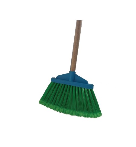 Vassoura Nylon Despontada Super Pelo Macio com Cabo