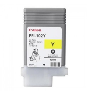 Tinteiro Canon PFI-102 Amarelo 0898B001 130ml