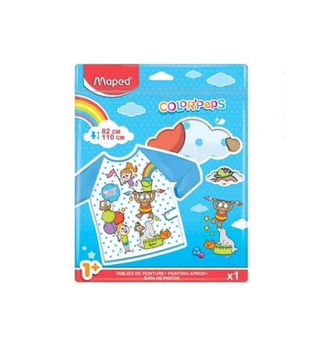 Avental Plástico Pinturas Maped 18 Meses a 5 Anos