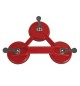 Ventosa Tripla máx.100 kg
