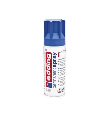 Tinta Acrílica Edding 5200 Spray 200ml Azul Genciana