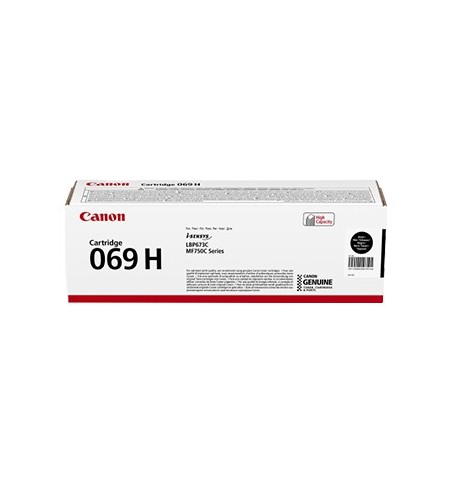 Toner Canon 069H Preto 5098C002 7600 Pág.