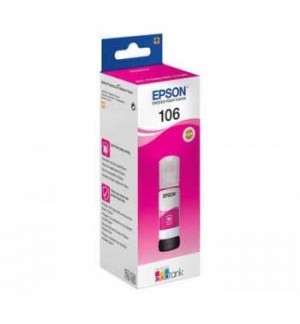 Tinteiro Epson 106 Magenta C13T00R340 70ml 5000 Pág.