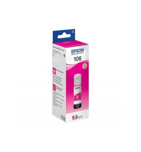 Tinteiro Epson 106 Magenta C13T00R340 70ml 5000 Pág.