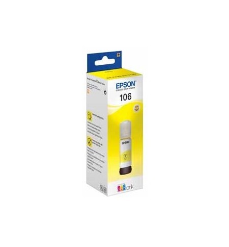 Tinteiro Epson 106 Amarelo C13T00R440 70ml 5000 Pág.