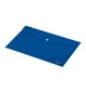 Bolsa Envelope A4 Fecho Botão Recycle Azul