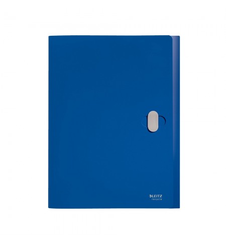 Pasta Projectos PP Recycle c/Fecho A4 3 Abas Azul