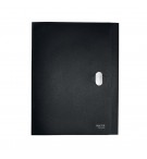 Pasta Projectos PP Recycle c/Fecho A4 3 Abas Preto