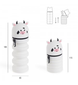 Estojo Silicone Extensível Growing Pets Vaquinha