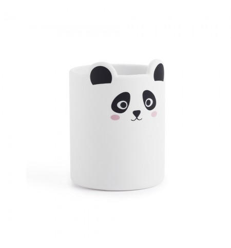 Porta Lápis Silicone Redondo Wildly Panda