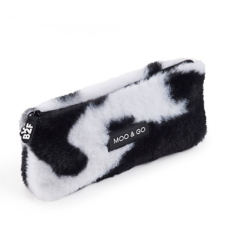 Estojo Peluche Moo/Go Preto