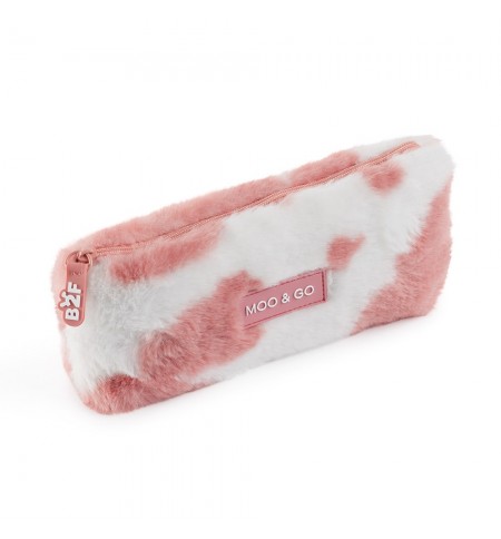 Estojo Peluche Moo/Go Rosa