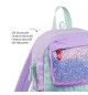 Mochila Infantil Turquesa e Lilás 17L