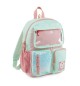 Mochila Infantil Turquesa e Rosa 17L