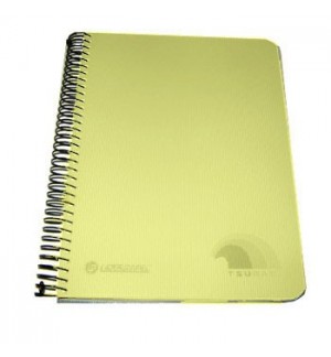 Caderno Espiral A4 Quadriculado Tsunami Amarelo 1un