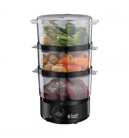 Máquina Cozedura Vapor RUSSELL HOBBS Compact Preto Mate