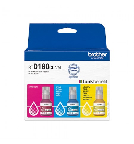 Pack Tinteiros Brother BTD180CLVAL 4 Cores