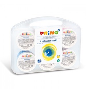 Guache Pintura Dedos 100mlx06 Primo Têxtil 6 Cores