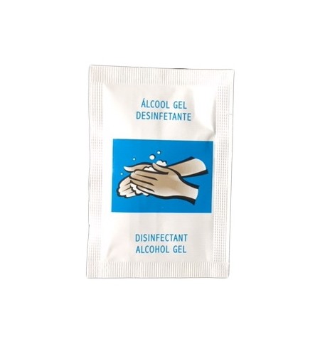 Saqueta Gel Desinfetante 3ml Cx 500un