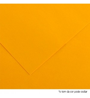 Cartolina A4 180gr 1 Folha Laranja Forte / Ocre (6F)