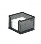 Base Porta Blocos Notas Rede Metálica Preto