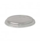 Tampas Ø18,1cm Saladeiras Redondas PLA Transparente 50un