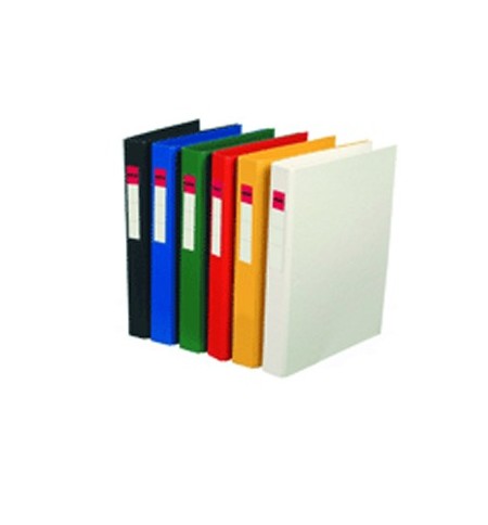 Pasta Arquivo L/E Plástico 310x227mm 2 Argolas Amarelo