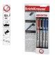 Esferográfica Gel EK Reporter 3 Cores 0,5mm 4un
