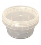 Embalagem Redonda 210ml PP Reutilizável c/Tampa 1un