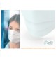 Máscara Reutilizável Criança 25 Lavagens Branco 3un