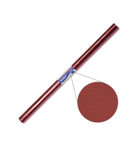 Papel Celofane Vermelho 50x65cm Rolo 25Fls