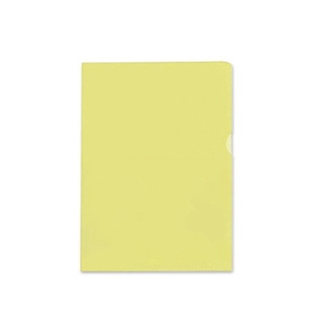 Bolsa Plástico em L A4 90mic Amarelo 1un