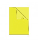 Bolsa Plástico em L A4 Amarelo 10un