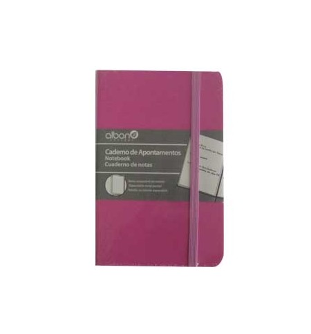 Bloco Notas Liso 14,2x9,6cm Rosa 96Fls