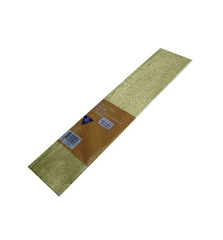 Papel Crepe Ouro Metalizado 150x50cm Rolo