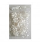 Laços Adesivos Embrulhos 19mm Branco 10un