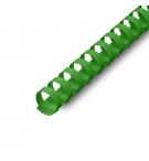 Argolas PVC Encadernar 14mm Verde 110 Folhas 100un