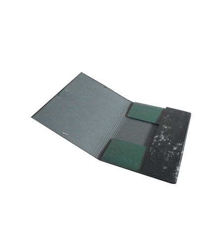 Pasta 3 Abas 340x250mm c/Elasticos Marmoreado Sortido - 1un