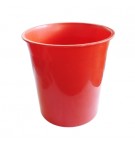 Papeleira 15L Plástico Vermelho Opaco