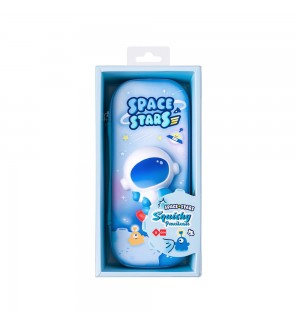 Estojo Retangular Squishy Space Stars